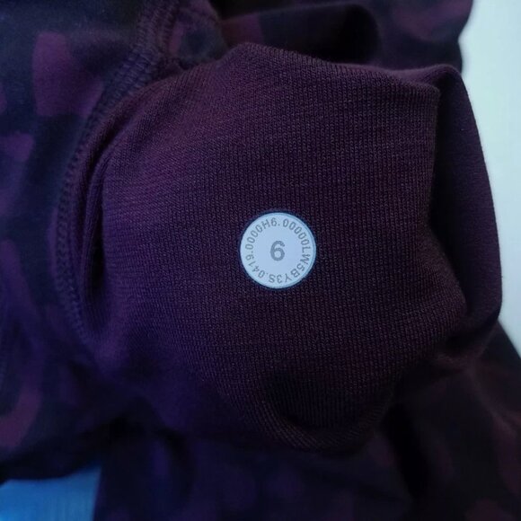 Lululemon Align Women's 6 Small Pant II Formation Camo Purple Adobe Multi Dark - Picture 13 of 13